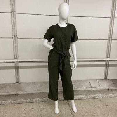 SPLENDID Ray Jumpsuit Women's Size S Olive RS4R091 