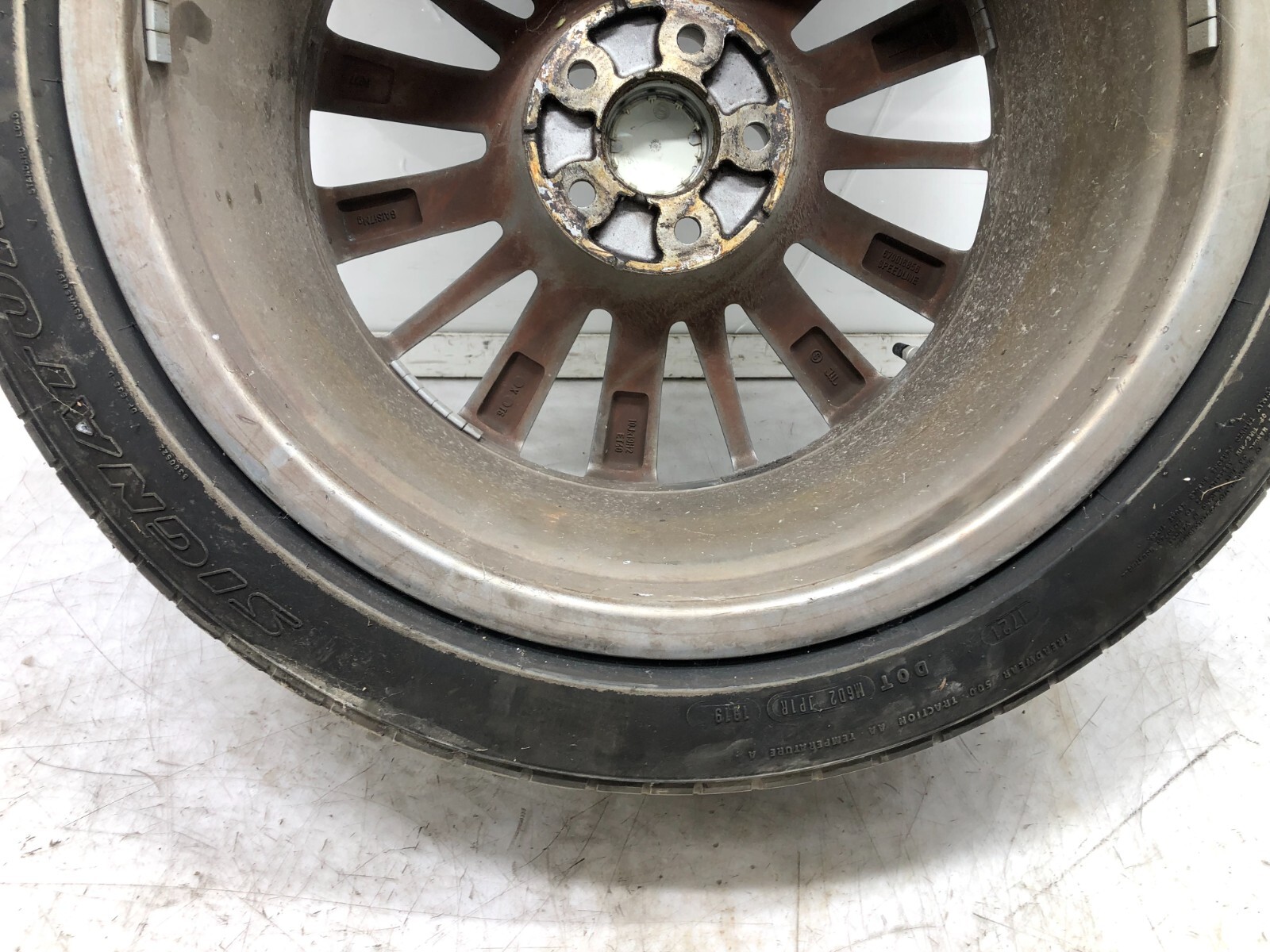 2014-2023 MASERATI GHIBLI 19X10 ET40 REAR WHEEL RIM WITH TIRE OEM #NOTES