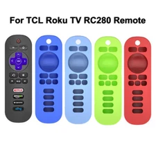 New Silicone Case Protective Cover Skin for TCL Roku TV RC280 Remote Controller