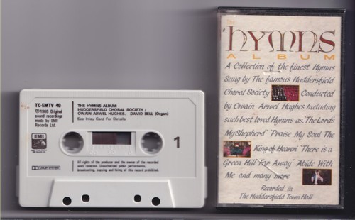 (LD297) Huddersfield Town Hall, The Hymns Album - 1986 Cassette Tape