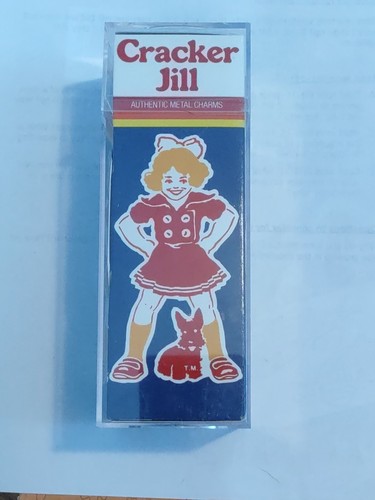 Vintage Cracker Jill Metal Charms Necklace Reproduced from Original Molds NEW - Picture 4 of 7
