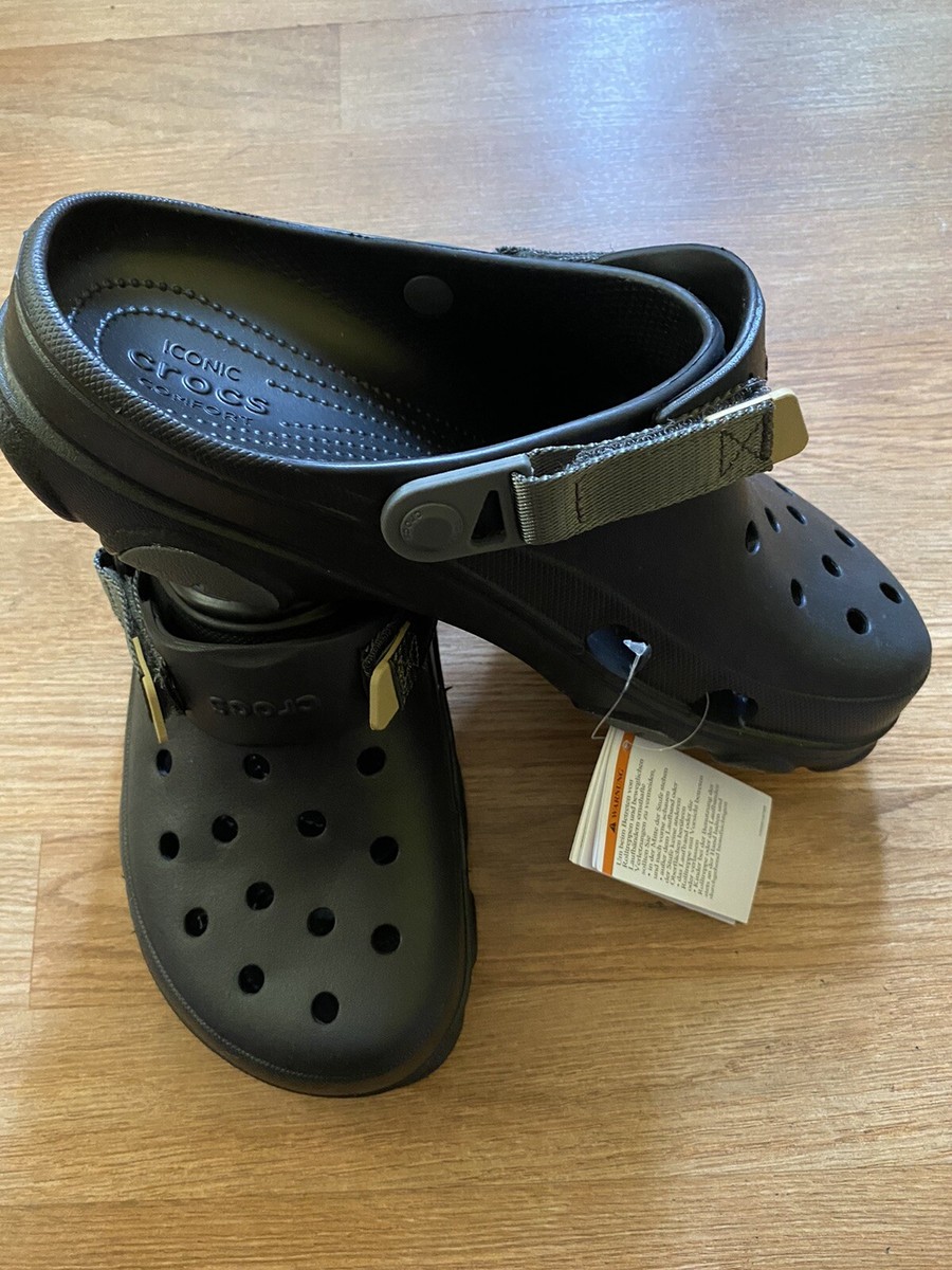 Crocs Classic All Terrain Clog Men's Black Size: 13