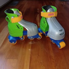 Kids Fisher Price Grow With Me Adjustable Lock Roller Skate Youth Child Boy Girl