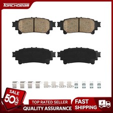 Rear Ceramic Brake Pads Fit For 2015-2019 Toyota Highlander 2011-2020 Sienna