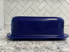 Vintage Tupperware Royal Blue Butter Dish 508...
