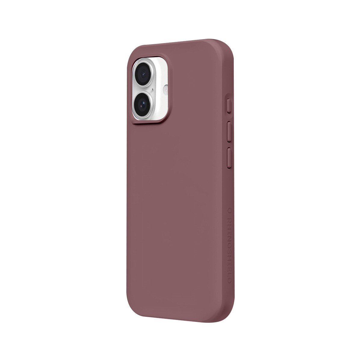 Coque iPhone 16 Rhinoshield SolidX antichoc rose silicone souple - 3