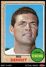 1968 Topps #526 Bill Denehy Senators 4 - VG/EX