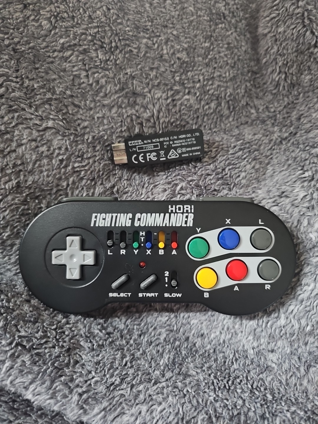 Hori Fighting Commander Controller Super Nintendo Classic SNES/NES WirelessWORKS