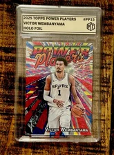2025-26 Topps Basketball Victor Wembanyama #PP15 Power Players holo ~ Spurs