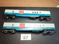 TRI-ANG/HORNBY `OO` (TWO) R119 Blue/Grey ROYAL MAIL OPERATING COACHES RN M30224
