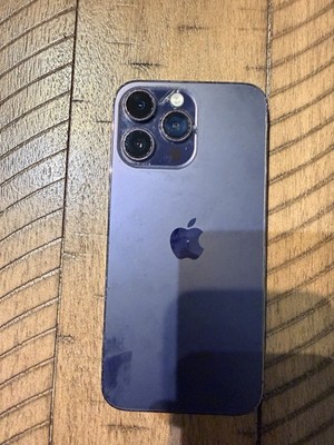 Apple iPhone 14 Pro Max 256GB Deep Purple Unlocked 91% Battery
