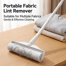 Long Handle Lint Roller Pet Hair Remover Retractable Clothes Dust Cleaner