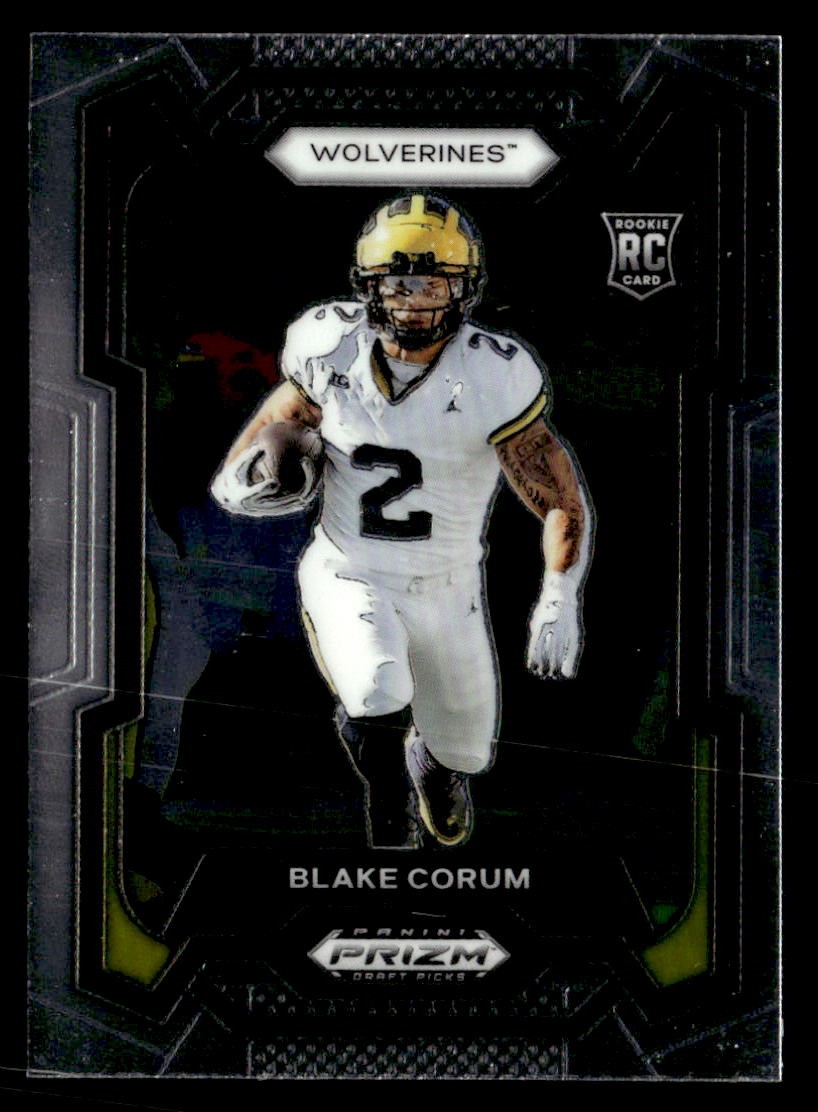 Blake Corum 2024 Panini Prizm Draft Picks Card #128 Michigan Wolverines