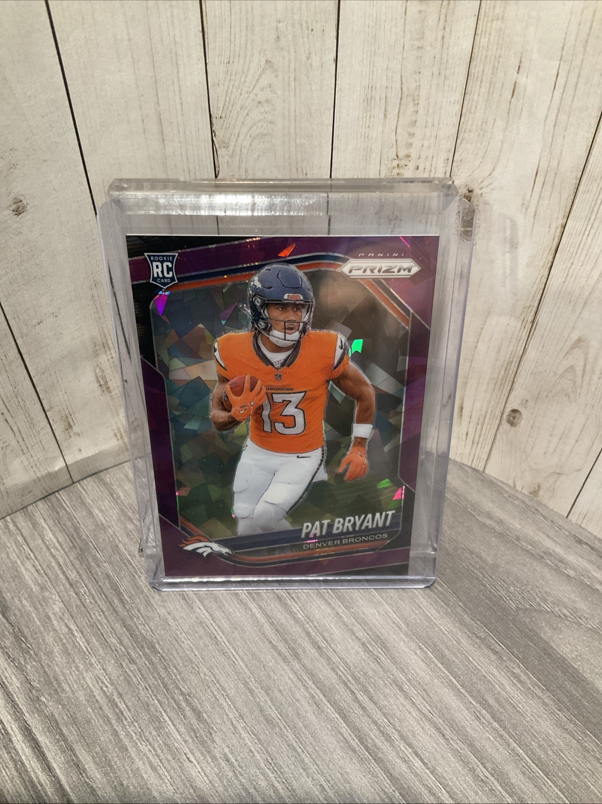 2025 Panini Prizm Rookie Purple Ice #366 RC Pat Bryant /225 Denver Broncos FB4