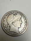 1898 O BARBER SILVER HALF DOLLAR