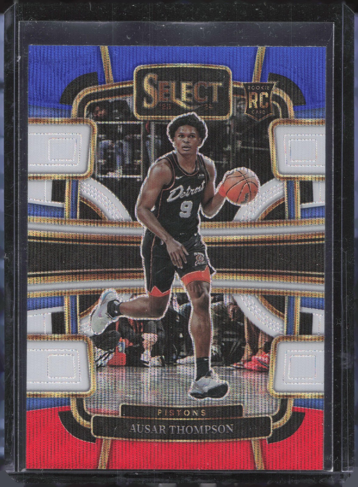 2023-24 Panini Select #95 Ausar Thompson Tri-Color Prizms