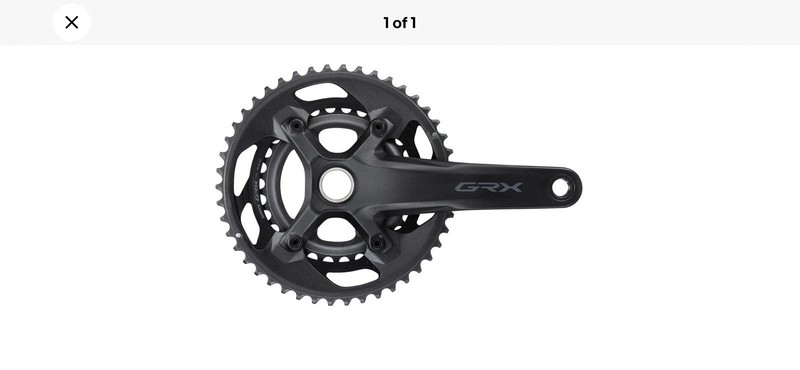Shimano Grx Rx600 11V 46/30D 172.5Mm Crankset