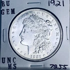 1921 BU GEM MORGAN SILVER DOLLAR UNC MS+++ U.S. MINT RARE COIN 7255