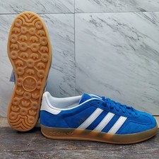 Adidas Gazelle Indoor Blue Bird Cloud White Gum Bottom Men's Sizes 8.5 JI2061