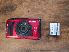 OM System Tough TG-7 Underwater Camera Red 