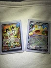Meowth ex 121/88 SIR Full Art and Meowth ex 62/88