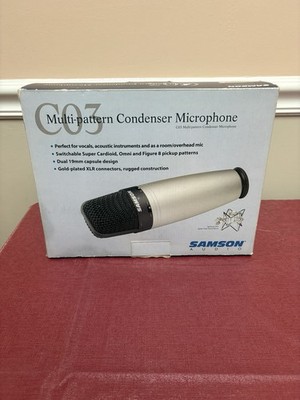 Samson C03 multi pattern condenser microphone used once