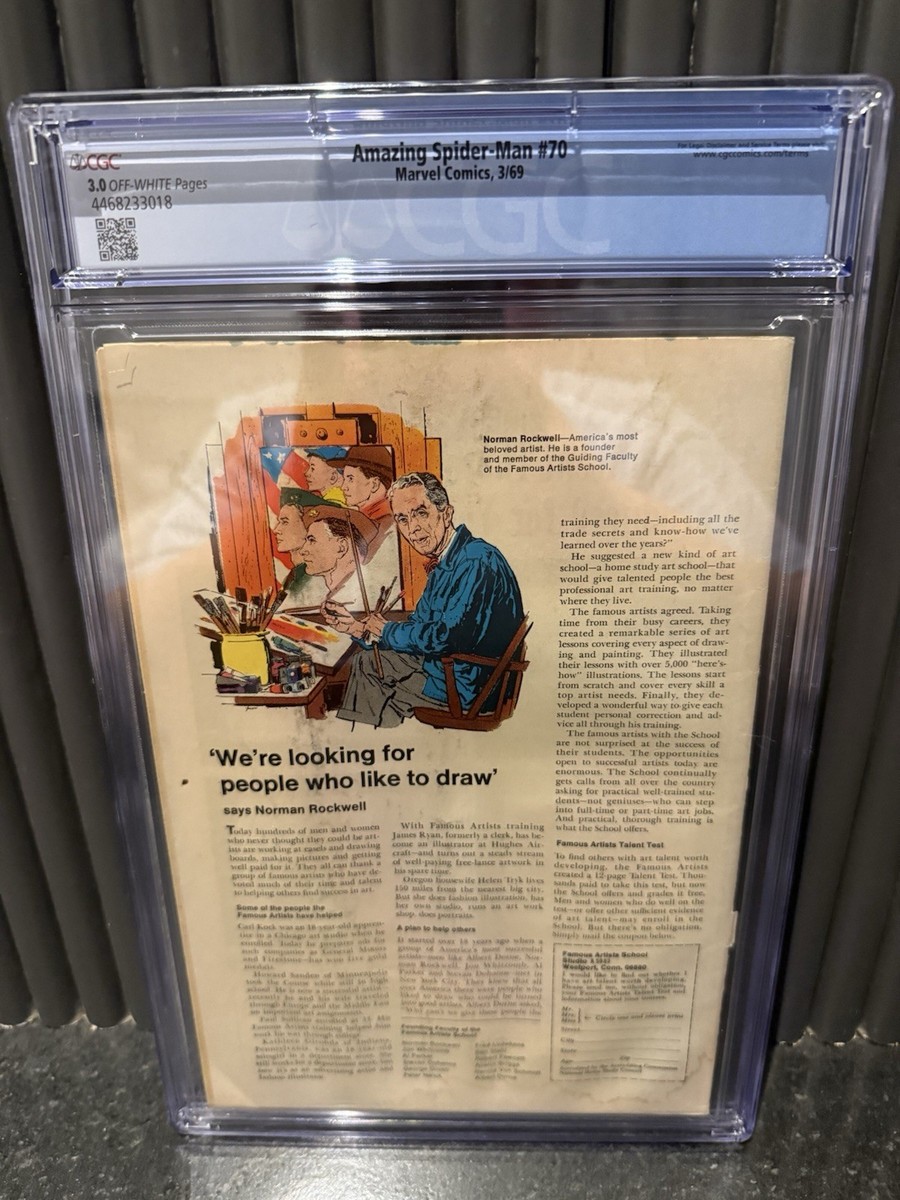 The Amazing Spider-Man #70 (Marvel Comics March 1969) for sale