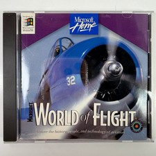 Microsoft World of Flight PC Windows 95 Video Game Aviation Simulation