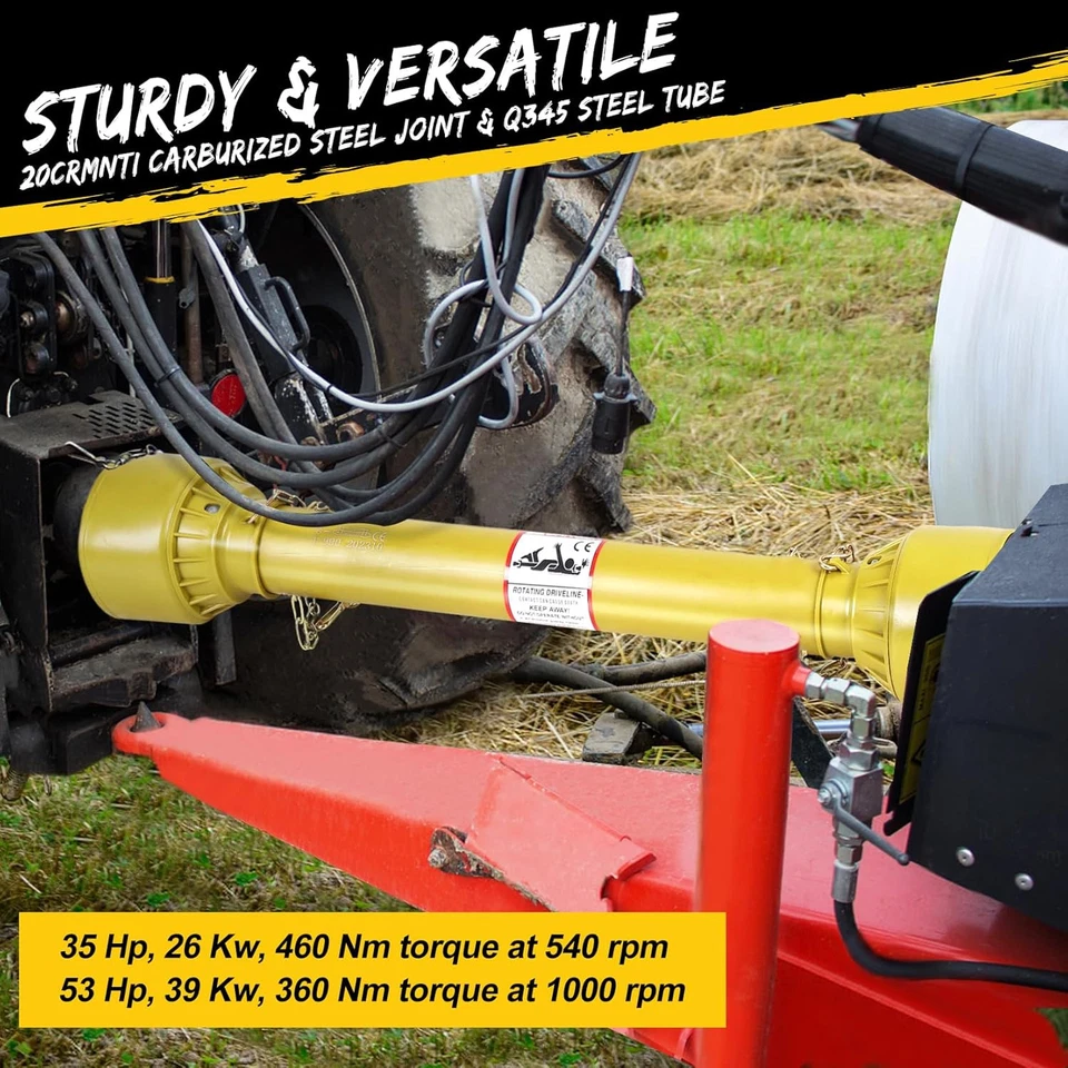 Eje de toma de fuerza Eje de transmisión de toma de fuerza 1-3/8"x6 39"-55"/ 43"-61"6 Spline Tractor extremo deslizamiento Foto 4 de 4
