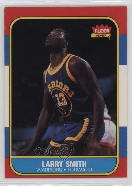 1986-87 Fleer Larry Smith #104 0u0o