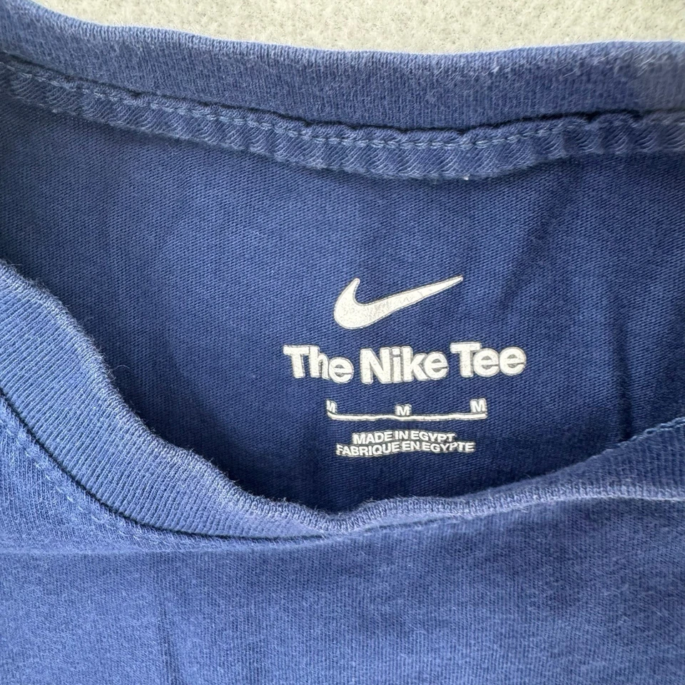 Nike FC Barcelona T-Shirt Mens Medium Barca Swoosh Blue Soccer Fan Tee - Image 3 of 4