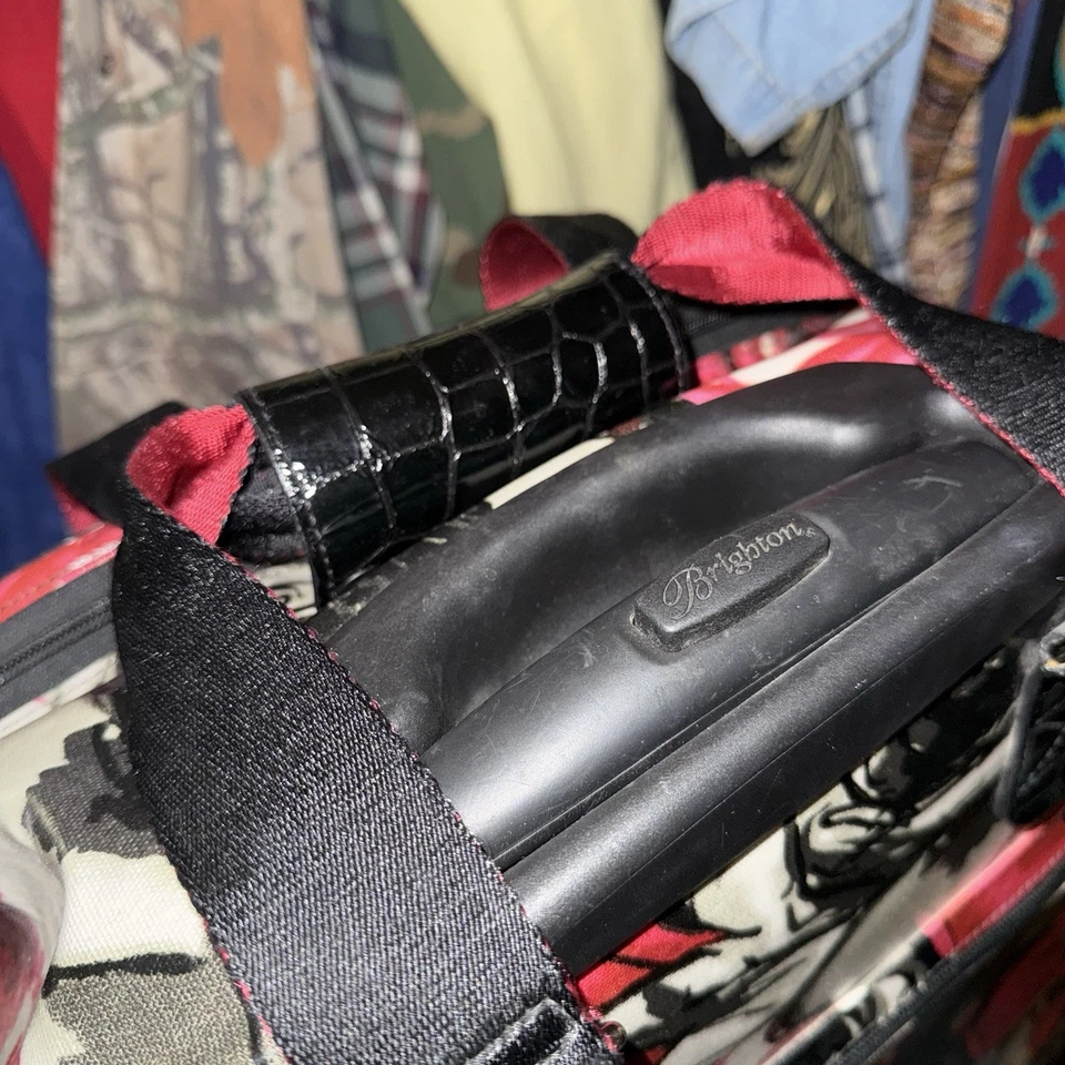 Brighton спиннер багажа прокатки выходные чемодан сумка ручная кладь розы редкая печать - Изображение 4 из 4