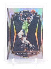 ANTHONY EDWARDS 2020-21 SELECT PREMIER LEVEL ROOKIE SILVER PRIZM #169 Q5194