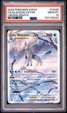 Glaceon Vstar GG40/GG70 Galarian Gallery Crown Zenith Pokemon English PSA 10 Gem