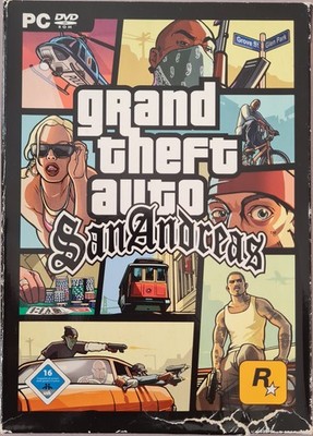 Grand Theft Auto: San Andreas (Dt.) (PC) mit Reiseführer und Pappschuber OVP