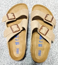 Birkenstock Arizona unisex softfooted sandal Tobacco Brown EU 40 (M 7 L 9)