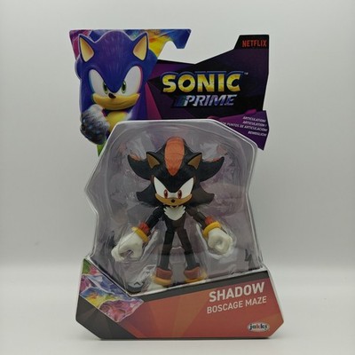 5'' SONIC PRIME SHADOW THE HEDGEHOG BOSCAGE MAZE FIGUR JAKKS PACIFIC SEHR SELTEN