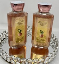 2ALL NEW Pink Pineapple COSTA RICA Sunrise Body Wash Gel 10 oz Bath Body Works