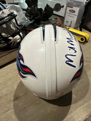 Mike Munchak Signed Mini Helmet PSA Authenticated NFL HOF Houston Oilers - Picture 5 of 6