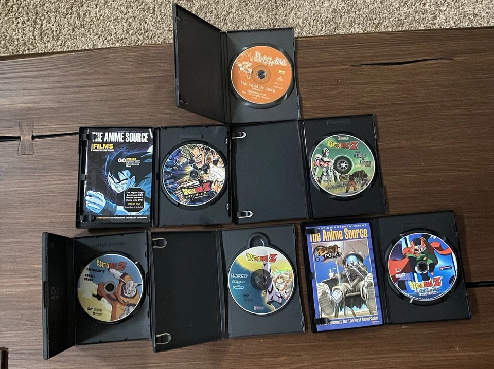 Dragon Ball Z Dvds Lot Of 6 Foto 3 de 4