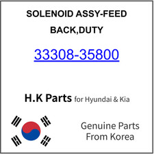 Genuine 33308-35800 SOLENOID ASSY-FEED BACK,DUTY for Hyundai / Kia