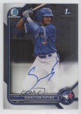 2022 Bowman Chrome Prospect Sebastian Espino #CPA-SE Auto 0z9d