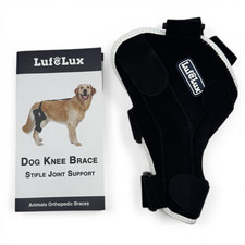 LufeLux Dog Knee Brace For Torn ACL Stifle Joint Support Hind RIGHT LEG - Medium