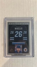 2016-17 SP GAME USED HOCKEY FRAME WORKS BLAKE WHEELER # FW-BW