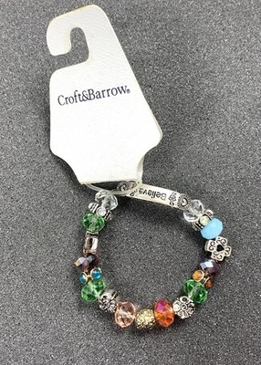 Croft & Barrow Beaded Believe Bracelet - NEW