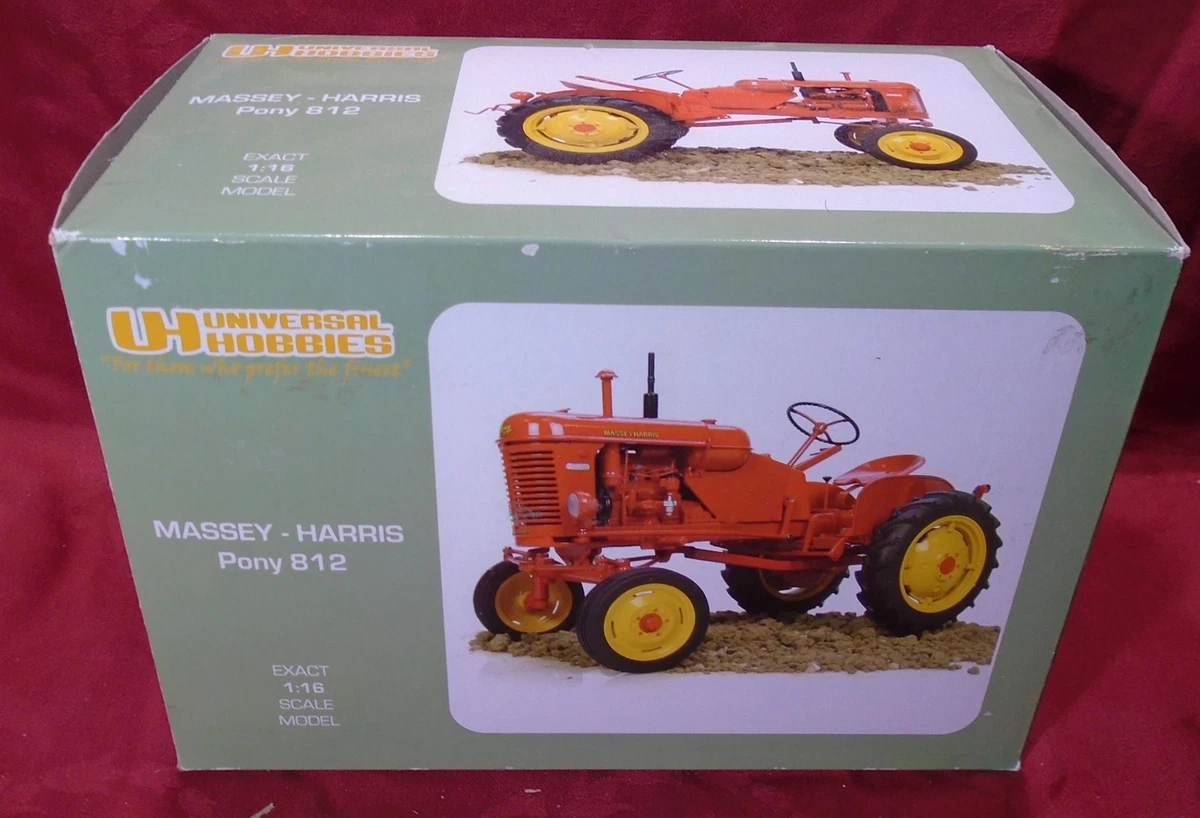 Massey Harris Tractor In Contemporary Manufacture Diecast Farm