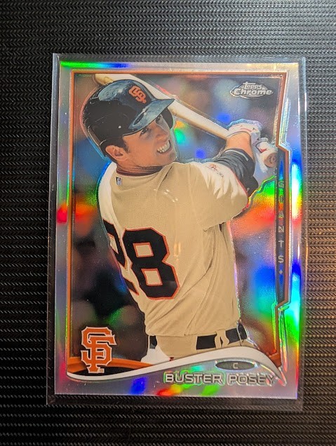 2014 Topps Chrome Refractor #152 Buster Posey GIANTS!