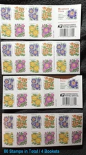 GOOD DEAL - 80 Mountain Flora First Class Forever Stamps Wedding Holiday