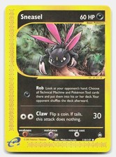 Sneasel 110/147 Common Aquapolis Pokemon NM on eBay