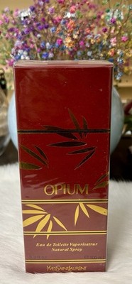 OPIUM EAU  DE TOILETTE NATURAL SPRAY BY YVES SAINT LAURENT Laurent 3.3 fl oz NEW